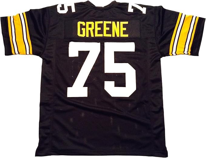 Joe Greene Black Jersey Adult Sizes Stitched Custom Football New No Brand/Logos