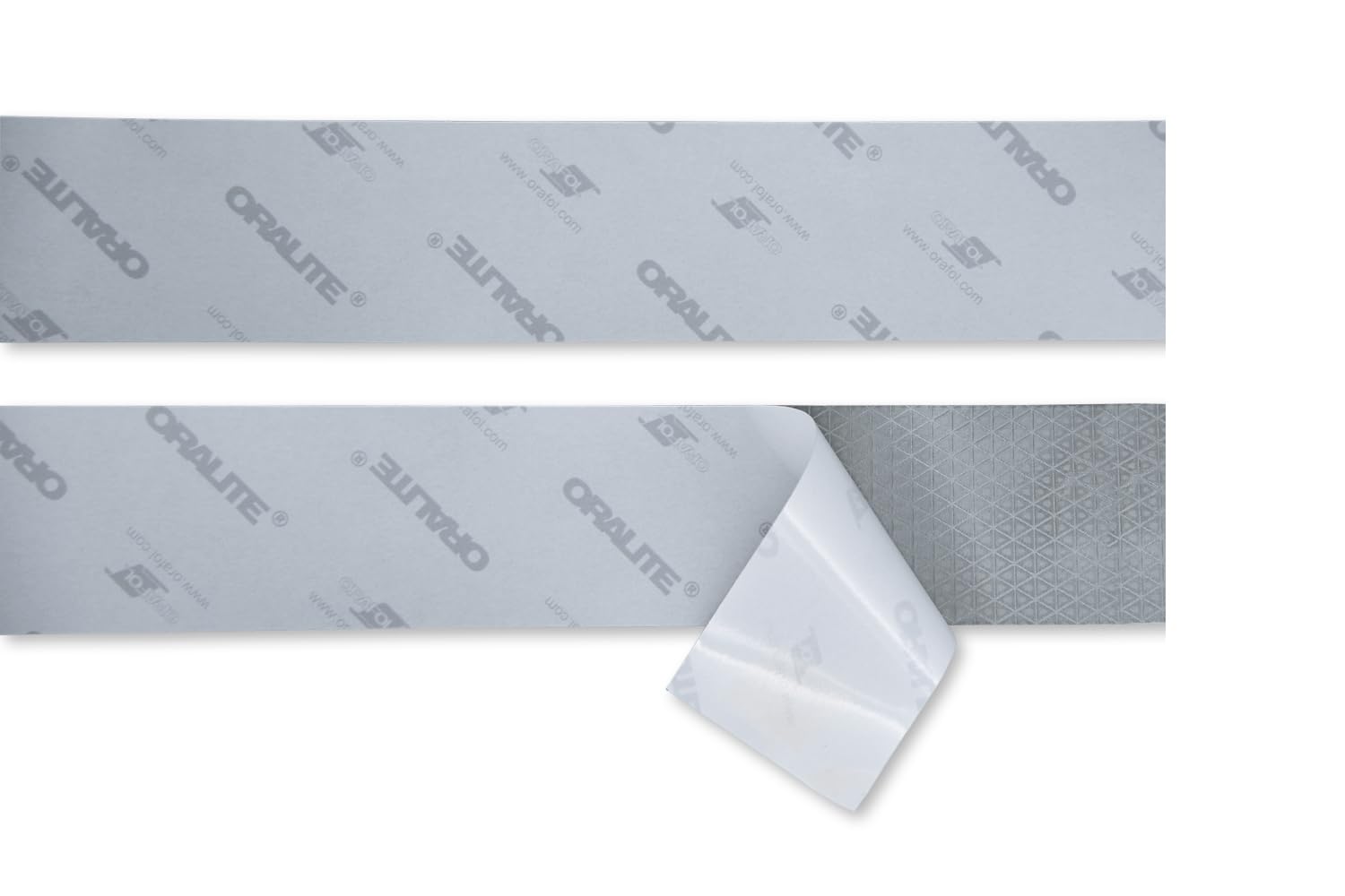 Orafol ORALITE 5931M Prismatic Construction Grade - Set Industriewarnmarkierung rot-weiß - Anwendungspaket je 10 Meter linksweisend und rechtsweisend (50 mm Breite)