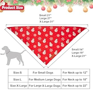 ADOGGYGO-Christmas-Dog-Bandana-Snowman-Xmas-Dog-Scarf-Premium-Durable-Fabric-Dog-Christmas-Bandanas-for-Large-and-Extra-Large-Dogs-Pets-X-Large-Christmas-1 - Cucciolini Doodles   ADOGGYGO-Christmas-Dog-Bandana-Snowman-Xmas-Dog-Scarf-Premium-Durable-Fabric-Dog-Christmas-Bandanas-for-Large-and-Extra-Large-Dogs-Pets-X-Large-Christmas-1