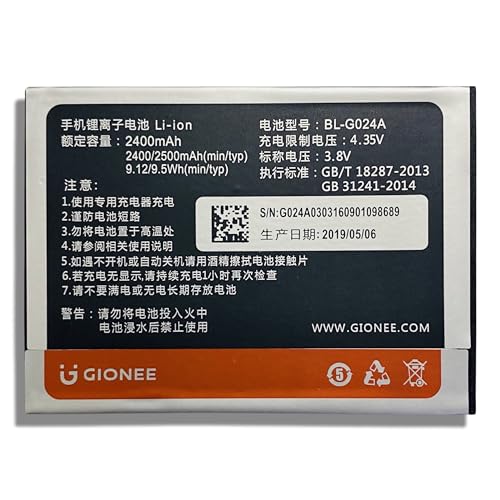 Image of Original BL-G024A Batery Compatible with Gionee F13 Pro F13S GN152 with Warranty