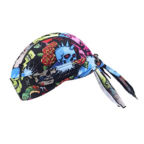 Ronyme Chapéu Bandana Envoltório para Cabeça de Motocicleta - EO01