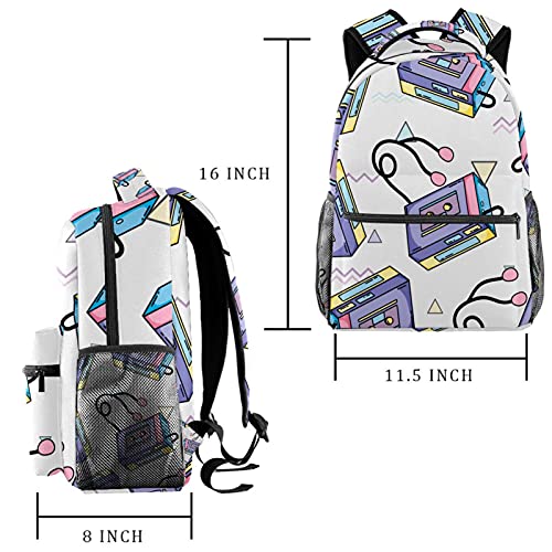 Sac à dos multicolore imprimé exotique pour une touche d'évasion - 2