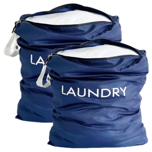 2er-Pack Wäschesack, Großer Wäschebeutel, Wäschesack Reise, laundry bag wäschesäcke Waschbarer Schmutzwäschesack, Nass- und Trockenaufbewahrungssack wet bag Geeignet für Reisen, Fitness, Schwimmen