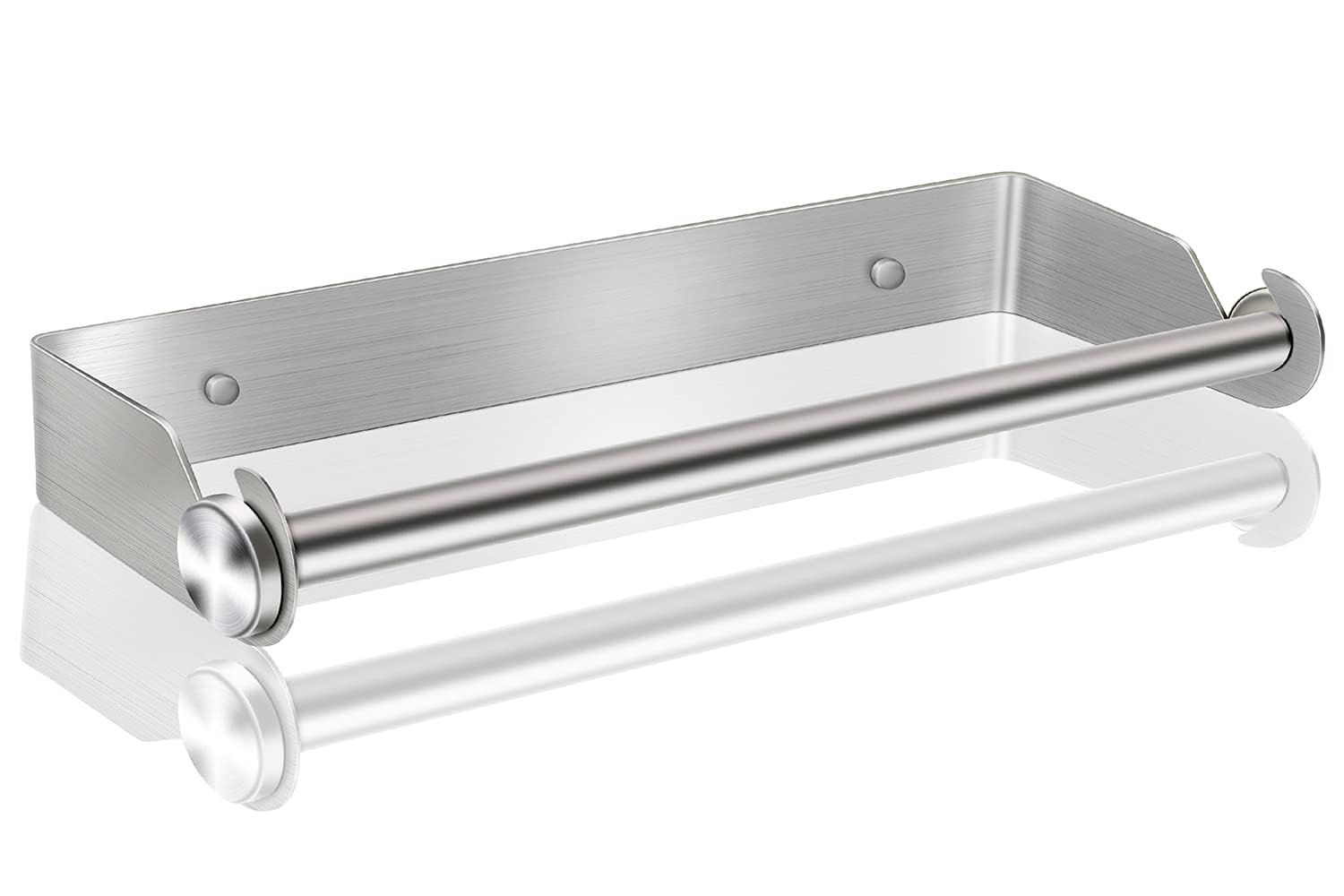 Portarotolo Da Cucina Antiforatura, Portarotolo Da Cucina Antiurto In Acciaio Inox Argento 96245439