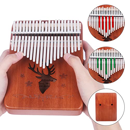 Kalimba 21 Clés Pouce Doigt Piano Portable Instrument de Musique avec Accessoires,Kalimba instrument avec tuning hammer… - Les Beatles, Paul McCartney, John Lennon, RIngo Starr, George Harrison Kalimba 21 Clés Pouce Doigt Piano Portable Instrument de Musique avec Accessoires,Kalimba instrument avec tuning hammer… – Image 4