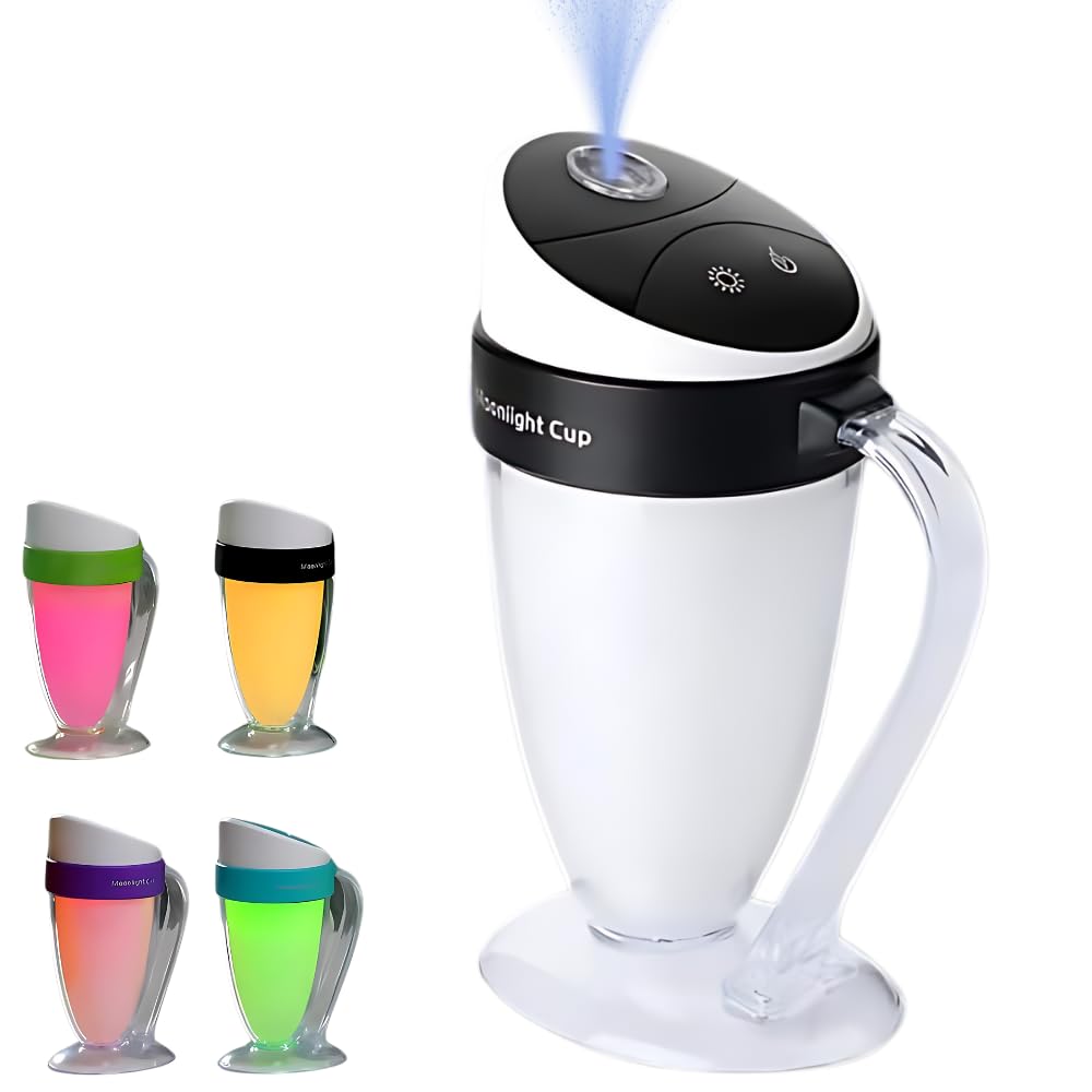 Lambent 𝟭𝟱 𝗬𝗲𝗮𝗿𝘀 𝗪𝗮𝗿𝗿𝗮𝗻𝘁𝘆 Mini USB Cool Mist Humidifier, 110ML Tank, Silent Operation, Auto Power-Off, Anti-Dry Function & LED Light – Ideal for Car, Home, Office & Travel Use-image-35