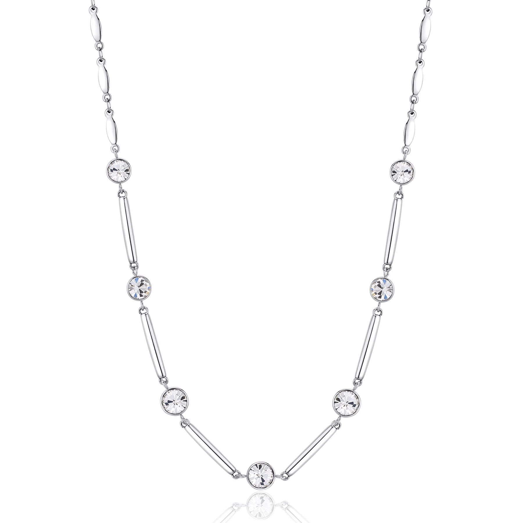 Brosway Collana Donna in Acciaio | Collana Con Cristalli Swarovski© | Collezione Affinity - BFF158