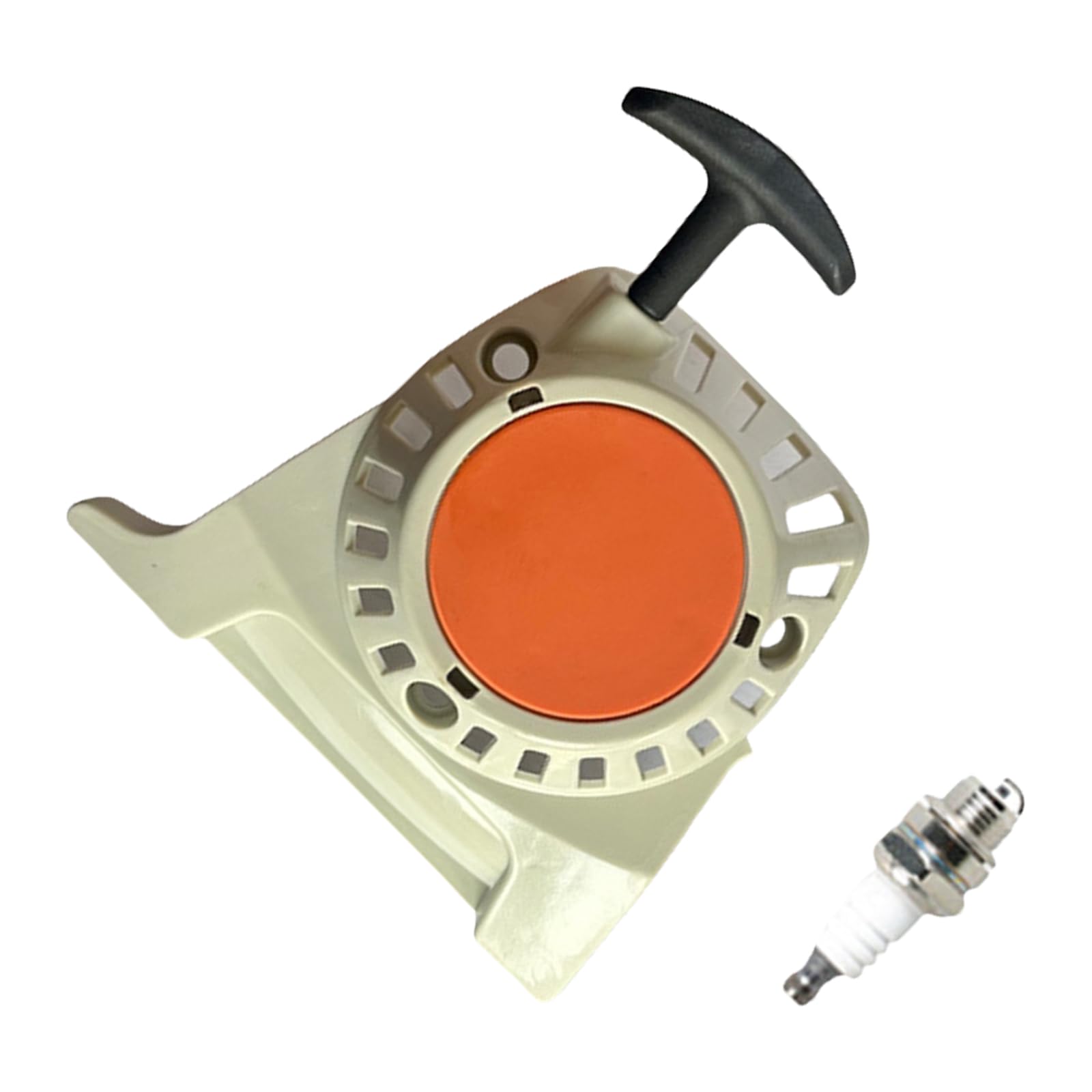Sturdy Composite Recoil Starter Assembly for FS91 FS111 FS131 Trimmers Includes Sparks Stop for High Engine Sturdy Pull Starter Assembly