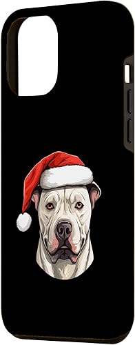 Miniatura 2 de iPhone 14 Pro Max Dogo Argentino Dog Prortrait Xmas Christmas Case