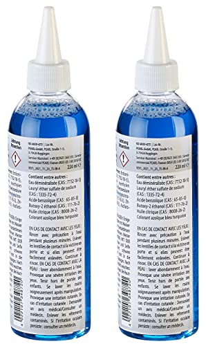 AtomiClean Bodenreiniger: 2er-Set Boden-Reinigungslösung für Saug- und Wischroboter, 2x 220 ml (Bodenreiniger Konzentrat, Oberflächenreiniger, Saugroboter)
