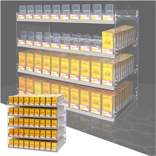 Organizador de cigarrillos anticaída para solucionar la falta de espacio en cajas