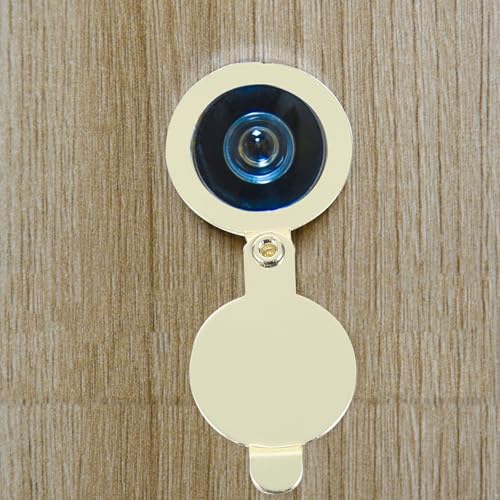 4 piezas de cubiertas para mirilla de puerta de privacidad en latón macizo 16mm para visualizador de puerta principal para hogares y apartamentos miniatura 6