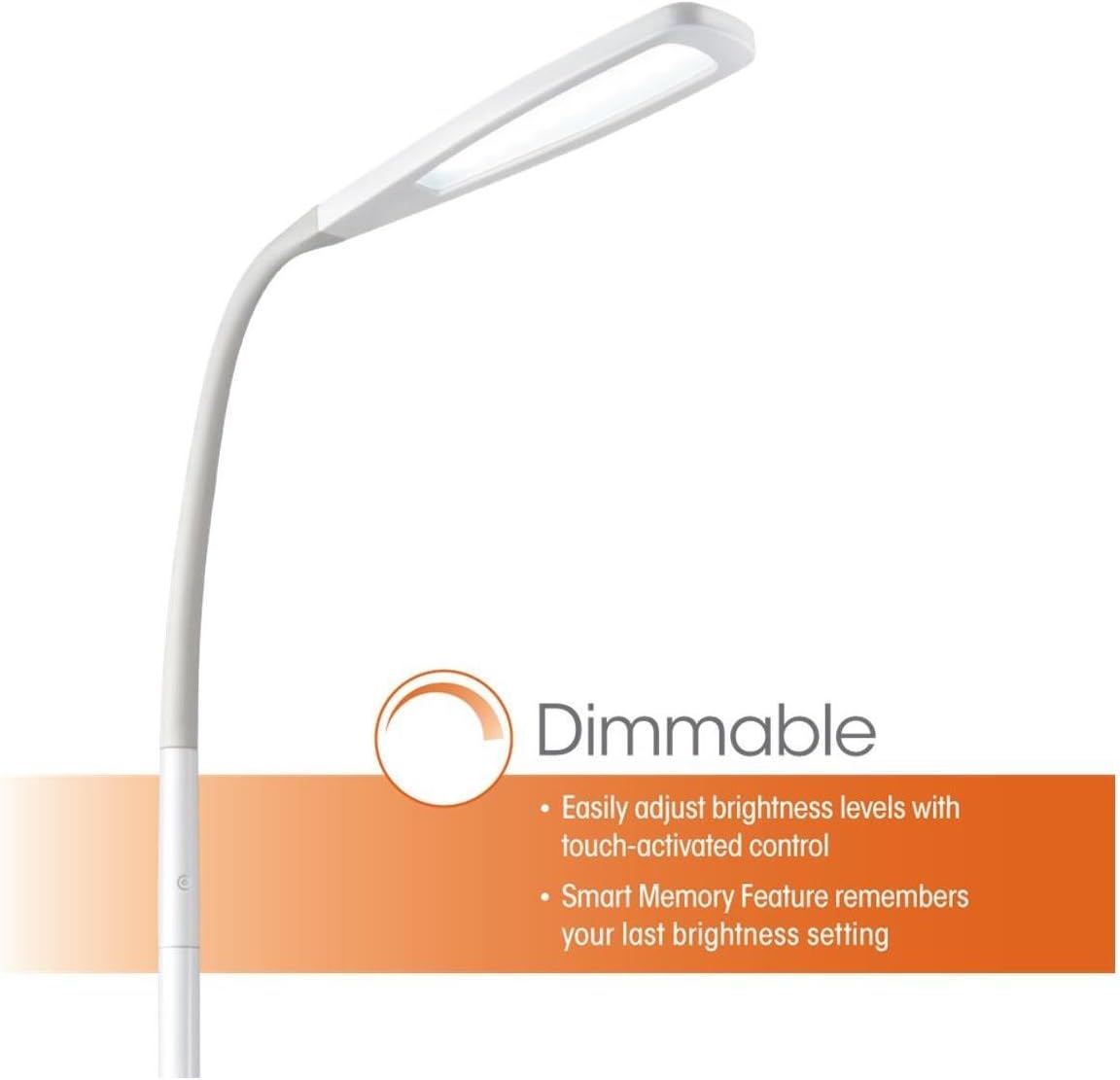 OttLite P9300C Natural Daylight LED Flex Floor Lamp