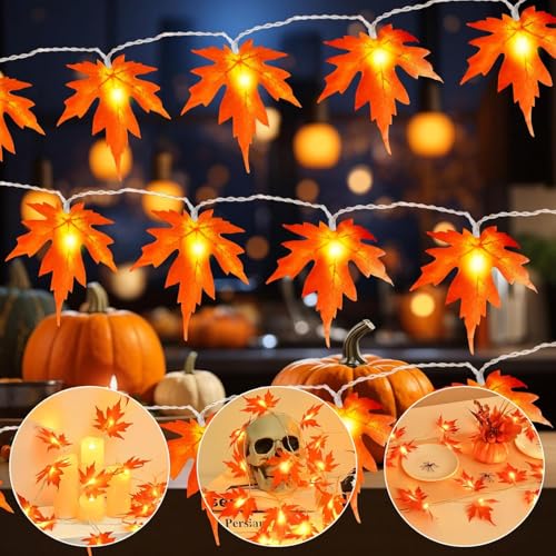 Gcstnn Herbst Dekoration Lichterkette