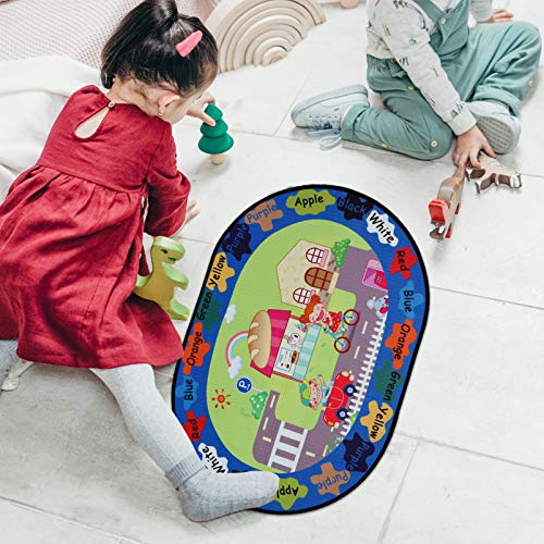 NUOBESTY Kinderkamer Tapijt Baby Kinderen Spelen Spel Mat Kruipen Mat Kinderen Vloer Speelkleed Speelgoed Opslag Mat Stijl a - Afbeelding 4