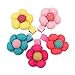 5 x Horquilla Pinza Clip Flor Tela Metal Hair Pin Décor Pelo para Niñas Bebé