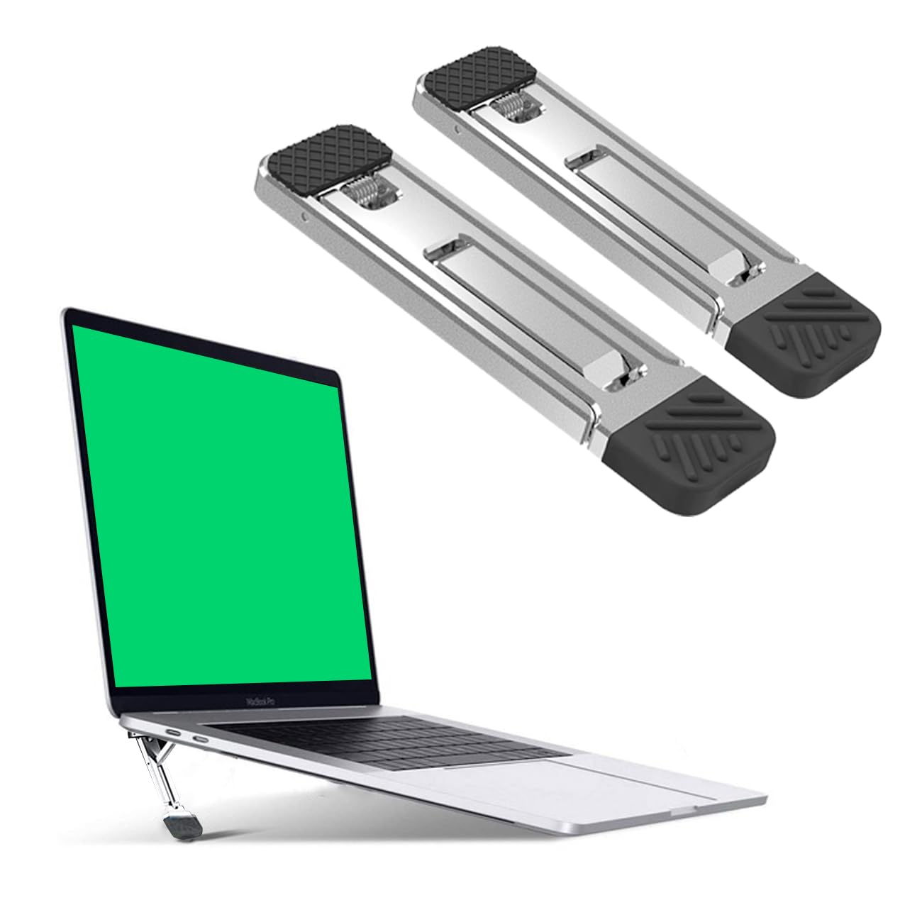 Sarafox Laptop Stand Aluminum Foldable Portable Cell Phone Mini Stand Compatible with MacBook Pro, Air, Tablet etc.