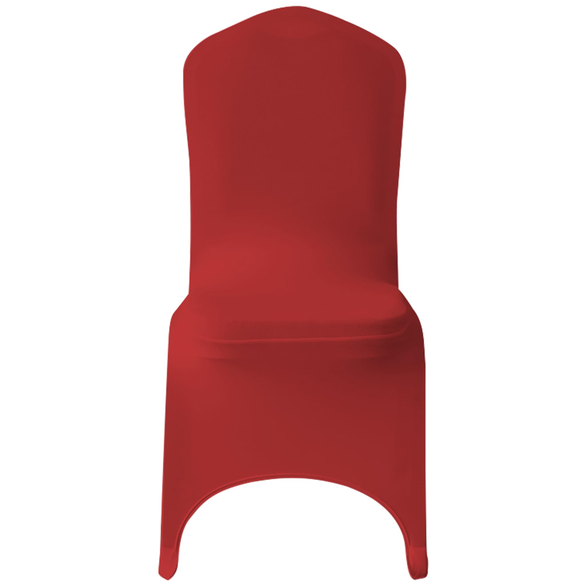 Weddecor Red 1Pcs Wedding Chair Covers Spandex Stretch Slipcovers