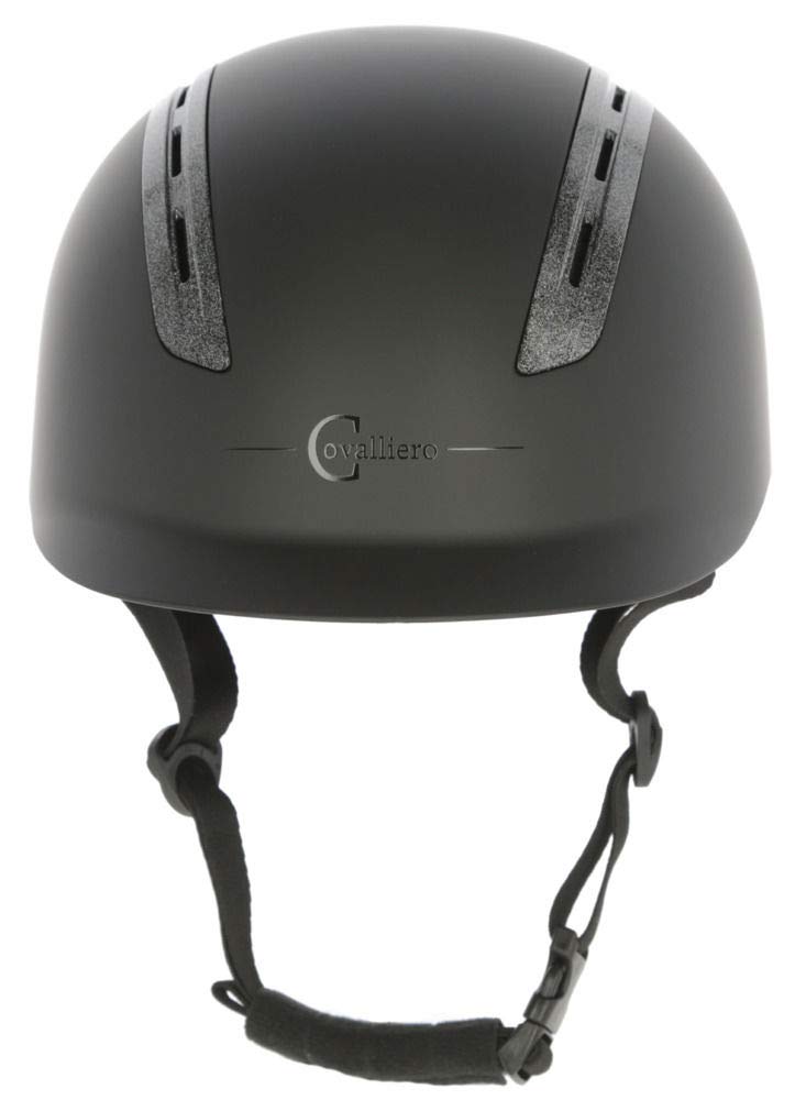 Imperial Riding Rijhelm Olania Deluxe big visor - Zwart