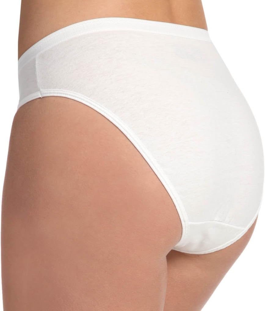 Fruit of the Loom Women's 3 Pack Cotton Hi-cut Panties - Image 4