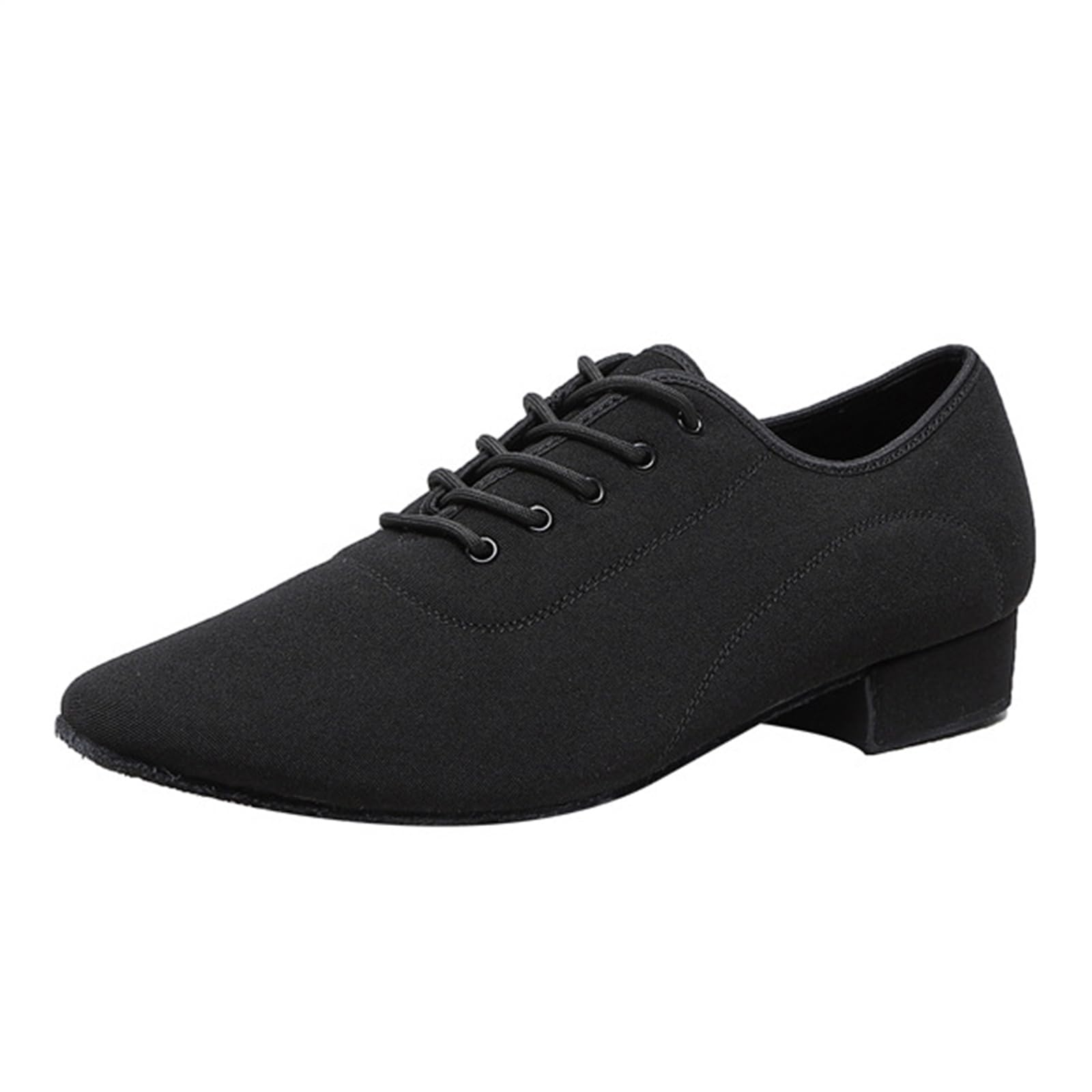 Zapatos de Baile de Salón para Hombre Suela de Cuero Latinos Modernos con Cordones Tacón Bajo