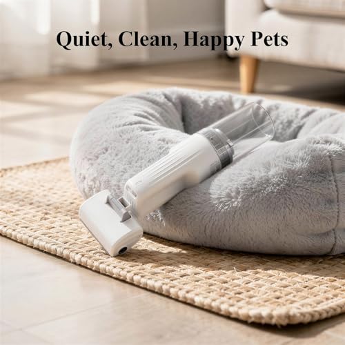 Cepillo eléctrico inalámbrico y colector de pelo para mascotas 5 en 1 2