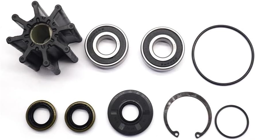Rebuild Kit for Raw Water Pump 46-807151 Series 46-807151A9 807151A12 with Impelller 47-59362T1 Replacement Parts