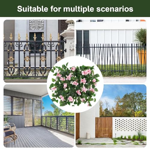 Clôture à feuilles artificielles pour stopper le vis-à-vis du balcon
