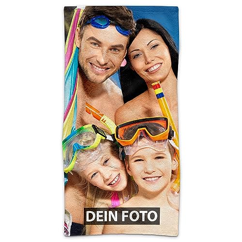 PR Print Royal Badetuch personalisiert mit Foto - Personalisiertes Handtuch...