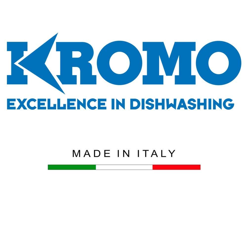 MBH - Lavabicchieri professionale KROMO AQUA 40 con pompa di scarico. Macchina lavastoviglie per cucina industriale di bar, ristorante e ristorazione.