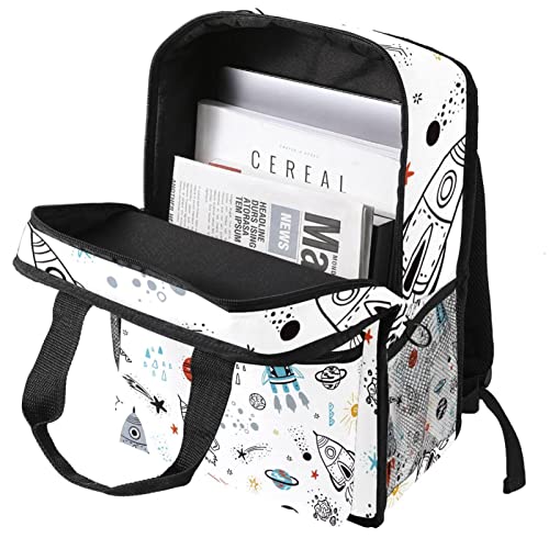 Sac à dos pour garçons motif citrouille araignée et cartable pour filles réglable unique