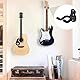 Gitarrenhalter für die Wand - Gitarren-Wandhalterung, 2er Pack Metall-Gitarrenhalter mit Schwammschutz, passend für alle Gitarrenarten, E-Gitarren, Ukulelen, Banjo, Bass - Eisenhaltig