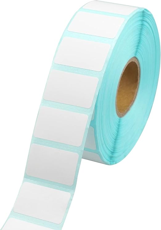 1900 Pcs White Sticky Labels Address Labels Blank 25mm x 15mm White