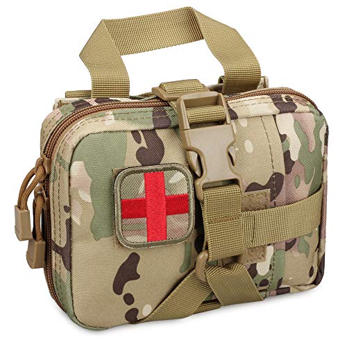 LIVANS Tactical EMT Pouch, Rip Away Molle Medical Pouches IFAK Tear-Away First Aid