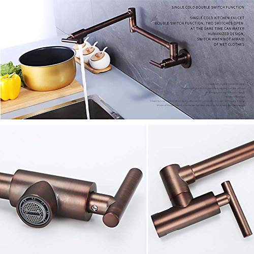 Robinet de cuisine en laiton pivotant à double jointure - 8