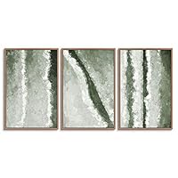 3 Piece Framed Canvas Wall Art Abstract Landscape Canvas Prints Home Artwork Decoration for Living Room,Bedroom - 16