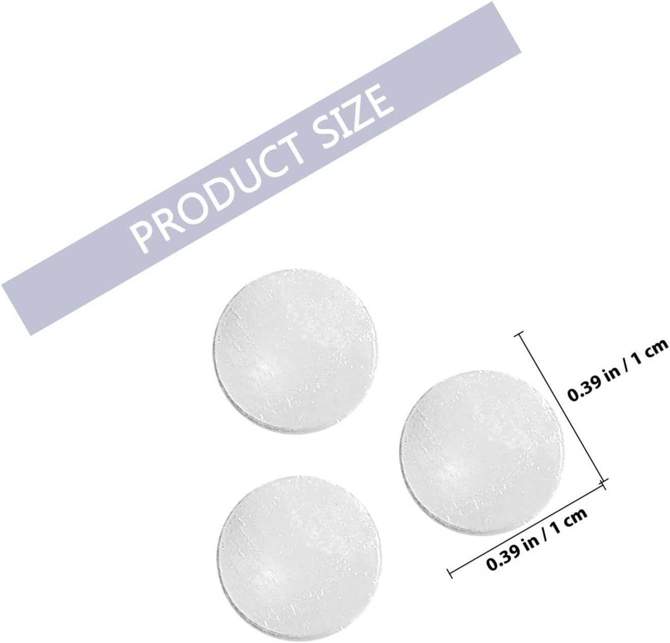300pcs Silicone Cabinet Bumper Pads Self-Adhesive Round Bumpers Flexible Door and Ceramic Furniture Protection Pads for Anti-Collision and Noise Reduction