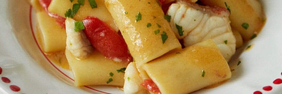 12er-Pack Rummo Pasta Paccherotti Lisci N°168,Italienische Nudeln aus Hartweizengrieß,Italienische Pasta 500g