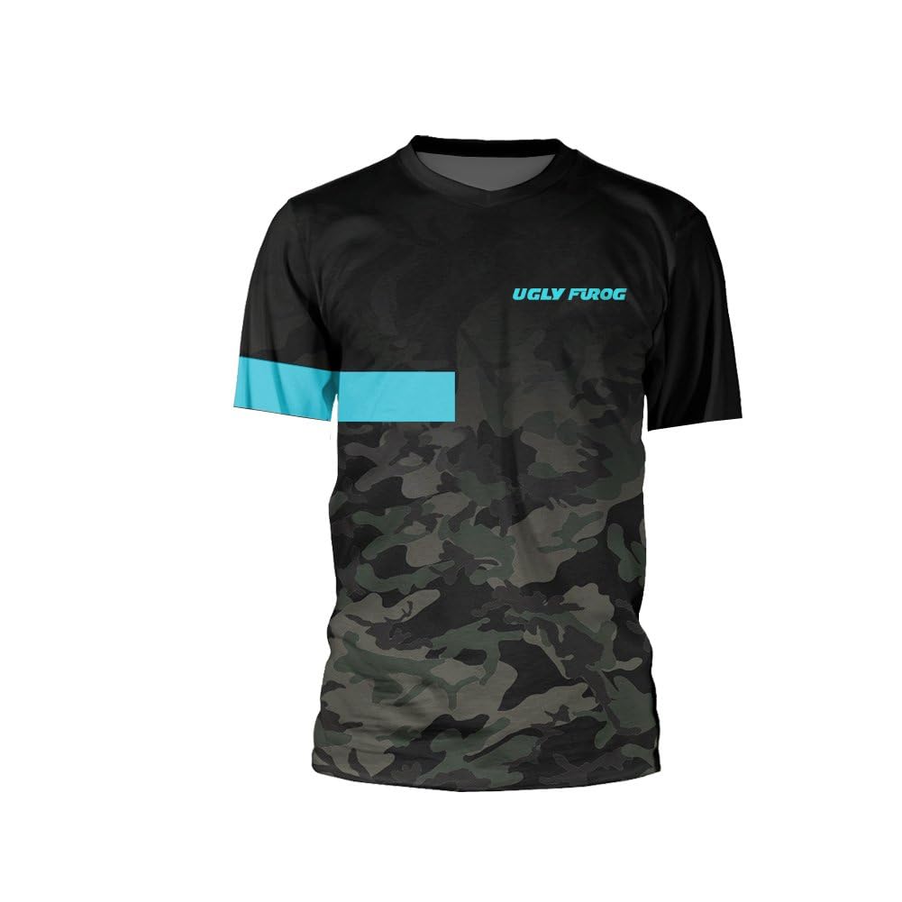 UGLY FROG Downhill Jersey Mens Bike Wear Rage Cycling/Motocross Clothes Mountain Bike Shirt MTB BMX — view 26