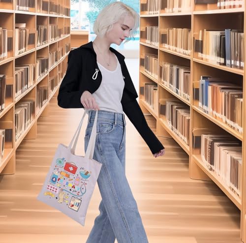 Bolsa tote de lona para farmacéutico miniatura 6