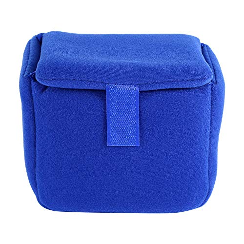 Velvet Camera Bag Insert Camera Bag DSLR Camera Bag, Shockproof Camera Case Pouch Accessory Insert Camera Bag for DSLR Camera Bags & Cases (Bright Blue)