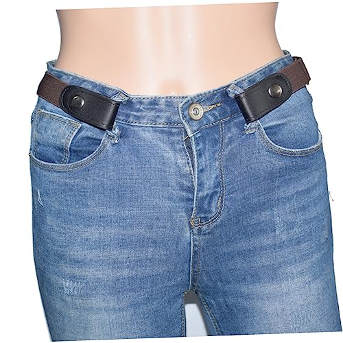 LIFKOME Stretch Waist Belt Buckle Belt Elastic Belt Without Buckle Belts for Jeans Pant Invisible Belt Mens2