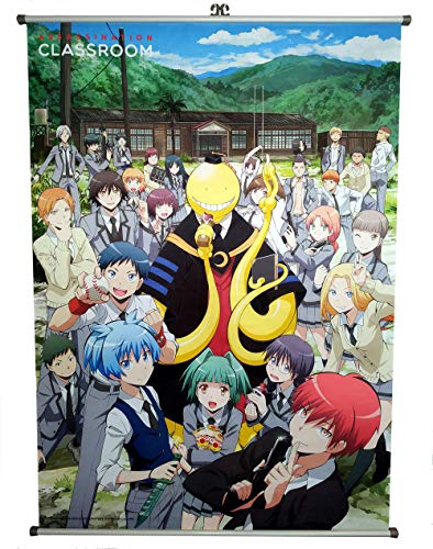 Assassination Classroom - Koro und Klasse 3-E - Wallscroll * 90x60cm Wandbild auf Stoff , offiziell lizensiert Cover