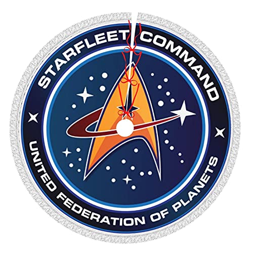 Zhung Ree Star Christmas Tree Skirt, Holiday Party Festival Accessory Supplies Gift Blue Tree Skirt Tree Mat Decoration Ornaments 48" #TOP3