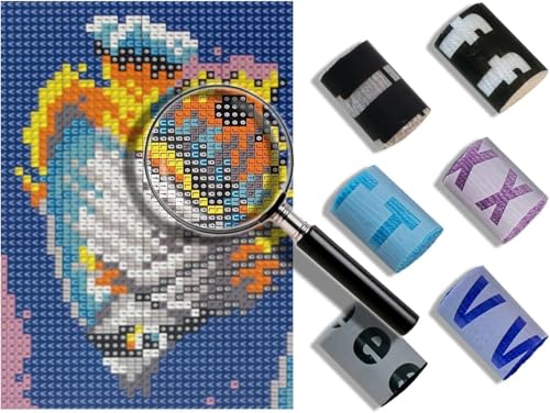 Image of YOOTOM Latch Hook Pillow Kits for Adult Begginers,Latch-Hook Cushion DIY Embroidery Needlework Pillowcase, Pre-Printed Latch-Hook-Kits 17x17in, Home Sofa Decor & Gift