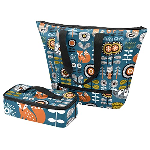 Sac fourre-tout repas pour pique-nique et bureau avec lunch box isolante