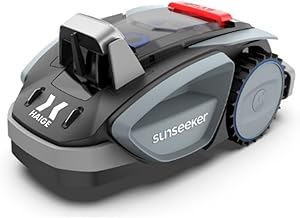 ハイガー公式 ロボット芝刈機 カルン604 ワイヤー設置不要 静音 600平米対応 全自動電動芝刈り機 コードレス HG-RMA604
