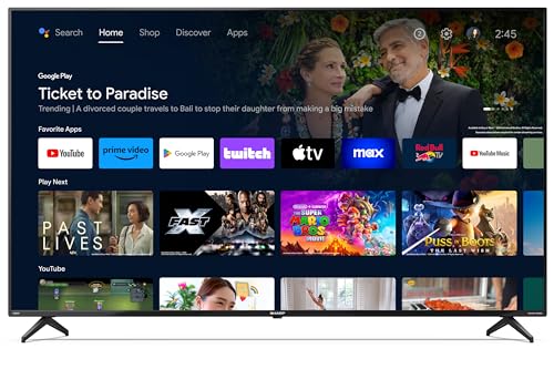 SHARP 70FN2EA Android TV 177 cm (70 Zoll) 4K Ultra HD Android TV (Smart TV, Bluetooth, Dolby Vision, HDMI 2.1 mit eARC) – Bild 3