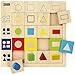Nathan 16 Pieces Geometric Shapes LudiTab Logic