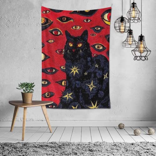 Tjwqingh Cat Tapestry For Bedroom,Animal Tapestries Wall Hanging Aesthetic 40X60 Inches #TOP1